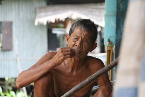 A villager on Evergreen Island