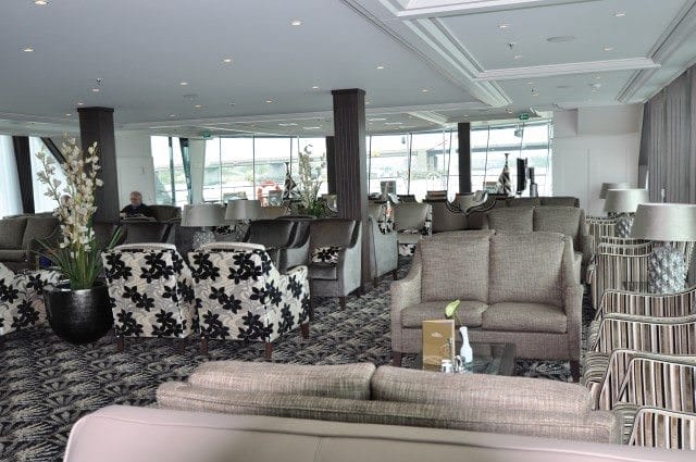 The Panorama Lounge aboard AmaBella. Photo courtesy of AmaWaterways.