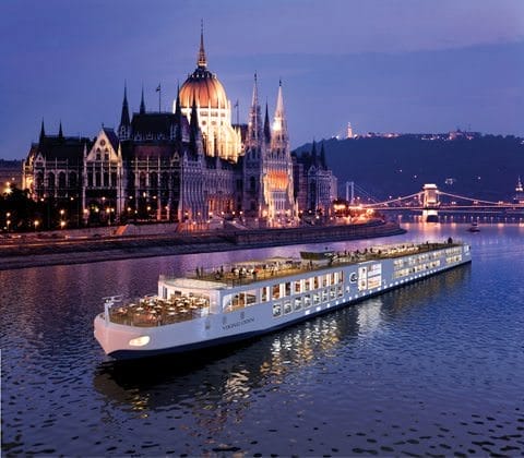 Europe River Cruise Articles 1 A rendering of Viking Odin in Budapest, Hungary. Image courtesy of Viking River Cruises