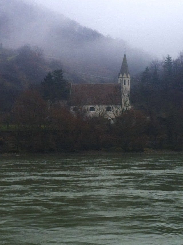 On the way to the Melk Abbey