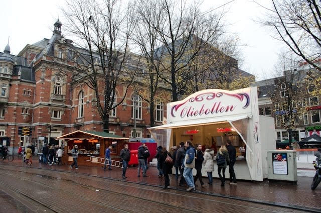 Christmas shops out and about in Amsterdam, Netherlands. Photo © Aaron Saunders