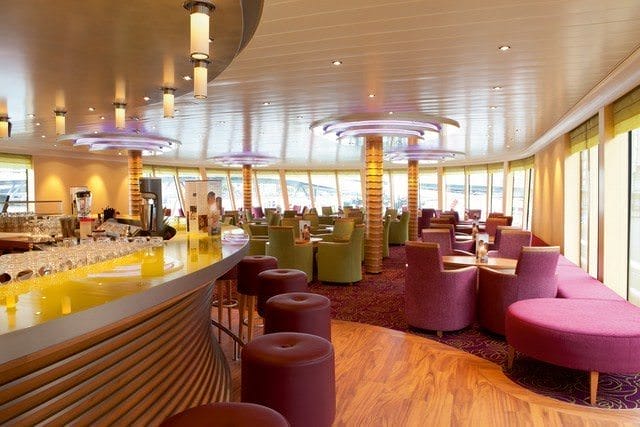 A-ROSA SILVA 3 The attractive main Lounge aboard A-ROSA SILVA. Photo courtesy of A-ROSA.