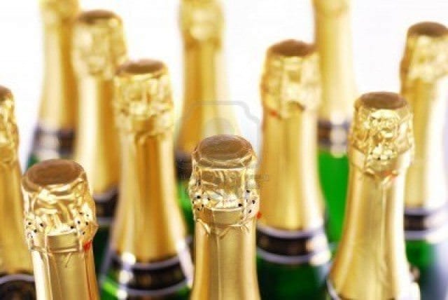 champagne for christening