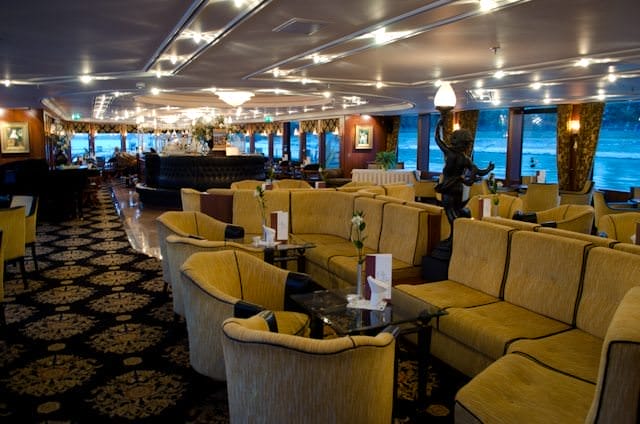 Tauck To Add Suites, Loft Staterooms To New River Cruise Ships 2 The interiors aboard Tauck's river cruise ships reflect a soothing, old-world elegance. Photo © 2012 Aaron Saunders