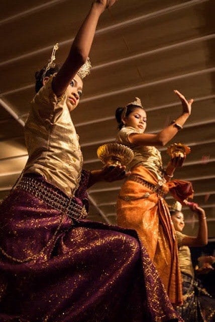 Onboard entertainment reflects the diverse regions in which Pandaw sails. Photo courtesy of Pandaw Cruises.