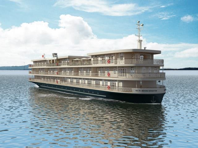 Haimark plans to lease out the RV Mekong Navigator, set to debut in the fall of 2014. Photo courtesy of Haimark.