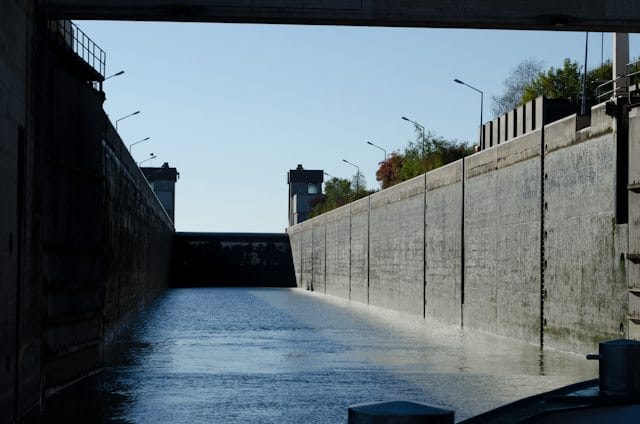 Locks are now the problem along the Danube as the cleanup from some of the worst flooding in recent memory begins. Photo © 2012 Aaron Saunders