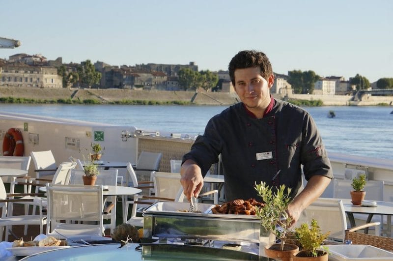 Appetizers On The Pool Deck On A-ROSA Stella