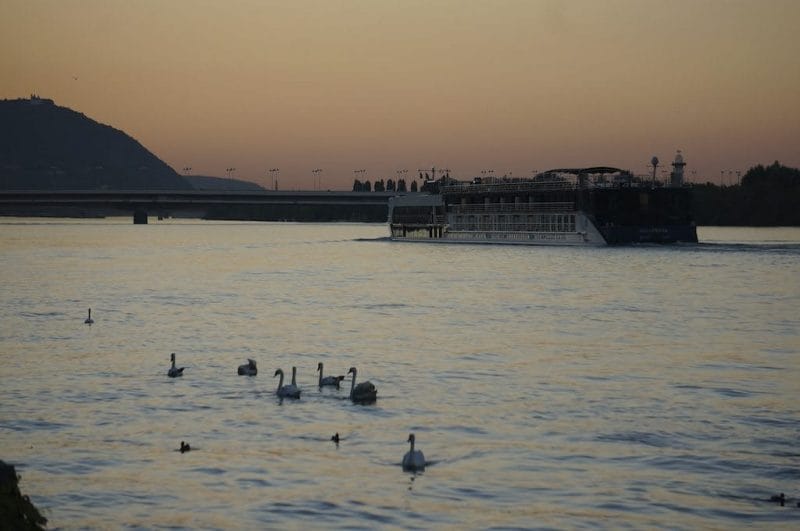 Sunset On The Danube