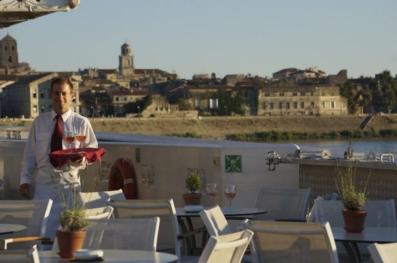 Two Glasses Of Wine Please On A-ROSA Stella