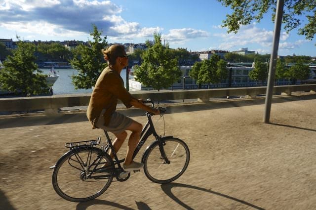 A-ROSA Stella's bicycles are free for us to use during our time on board. @ 2013 Ralph Grizzle