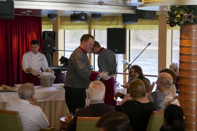 Apple Strudel demonstration. © 2013 Ralph Grizzle