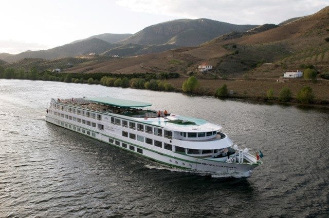 The Infante don Henrique sails through Portugal's spectacular Douro River Valley. Photo courtesy of CroisiEurope.