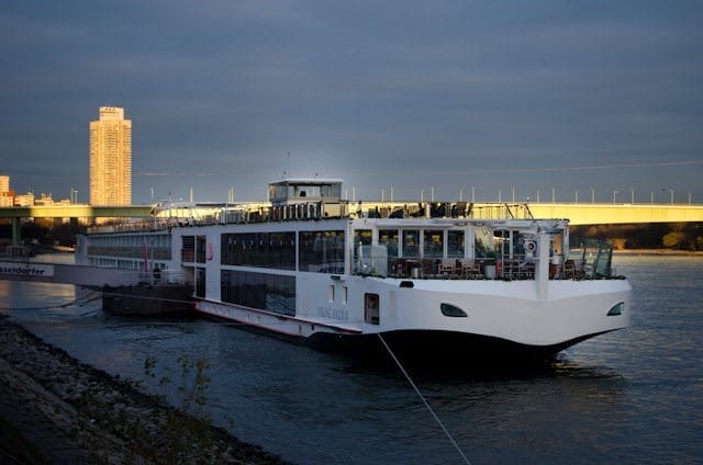 Viking Baldur in Cologne, Germany. Another 14 Viking Longships will hit the waters of Europe next year. Photo © 2013 Aaron Saunders