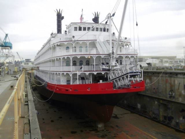 A New Lease on Life: the former Empress of the North will enter service this April as American Empress. Photo courtesy of American Queen Steamboat Company.