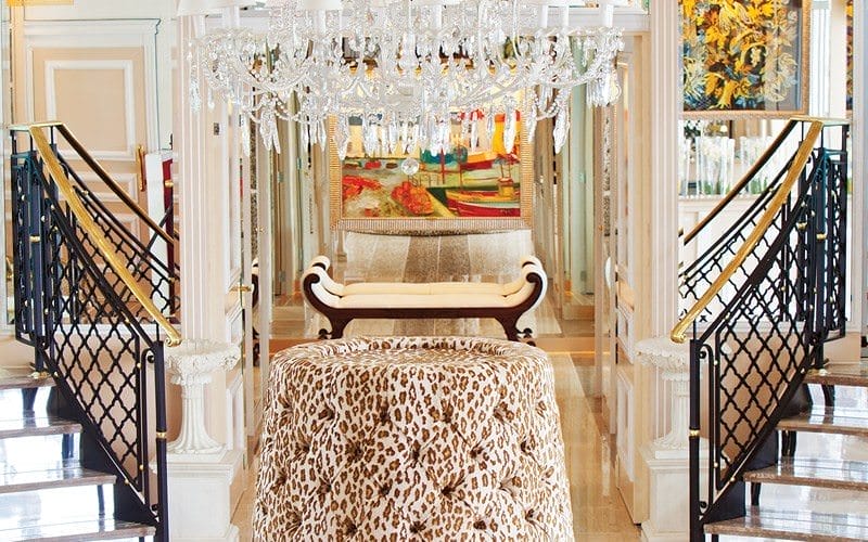 The lavish interiors aboard Uniworld's River Countess reflect the line's grand, opulent style. Photo courtesy of Uniworld Boutique River Cruise Collection.