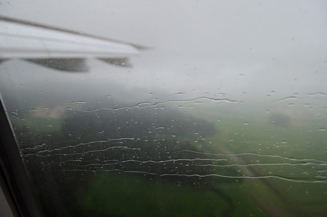 It's a Wet, Wet, Wet World: landing in Porto, Portugal. Photo © 2014 Aaron Saunders