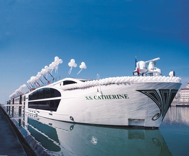 Uniworld's forthcoming S.S. Maria Theresa will be a near sister-ship to the recently-launched S.S. Catherine. Photo courtesy of Uniworld Boutique River Cruise Collection