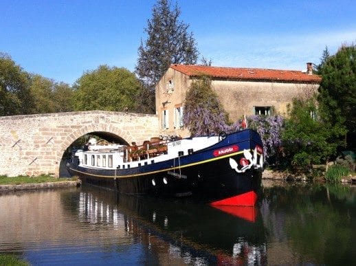 European Waterways Anjodi Luxury Hotel Barge. © European Waterways