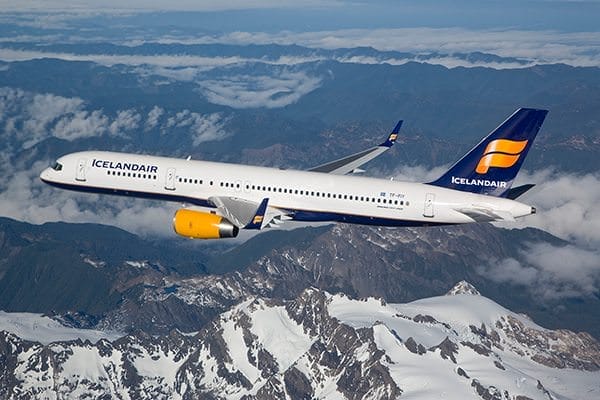 Icelandair offers a rapidly-expanding list of North American focus cities, all of which have service to Europe via Reykjavik, Iceland. Photo courtesy of Icelandair.