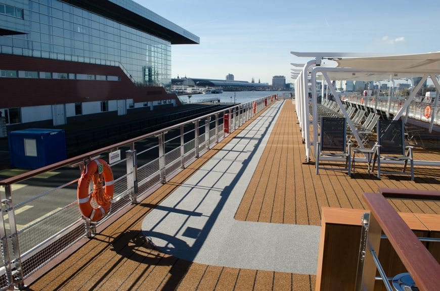 On the upper Sun Deck...Photo © 2015 Aaron Saunders