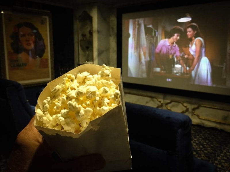 The cinema, with three or more shows daily - and popcorn. © 2015 Ralph Grizzle