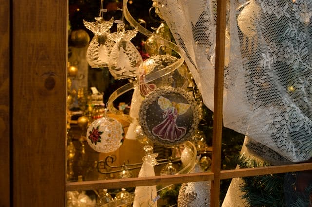 Hand-crafted ornaments and toys are prevalent at nearly every European Christmas Market. Photo © 2014 Aaron Saunders