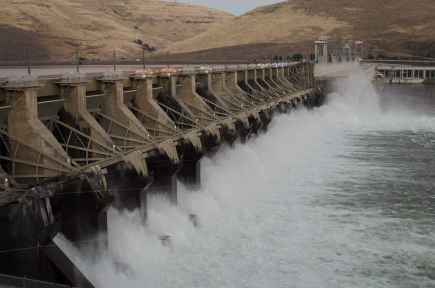 Dams generate hydroelectric power along the Columbia and Snake Rivers - and the S.S. Legacy will pass through numerous locks on her journeys from Portland! Photo © 2015 Aaron Saunders