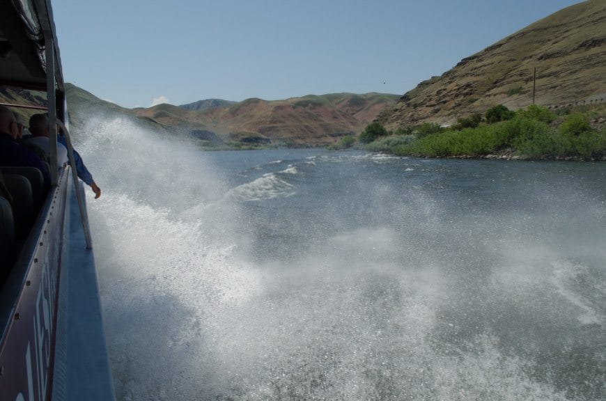 S.S. Legacy Day 4: Clarkston & Hell's Canyon 8 The Snake River - known to early explorers as the Mad River - certainly lived up to its name! Photo © 2015 Aaron Saunders