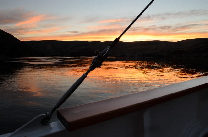 Sunset on the Snake: spectacular. Photo ©  2015 Aaron Saunders