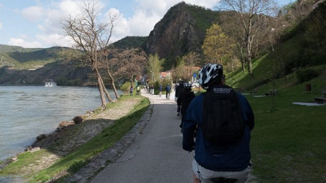 Scenic Jasper's electric-assist bikes made pedaling from Durnstein to Melk easy. © 2015 Ralph Grizzle