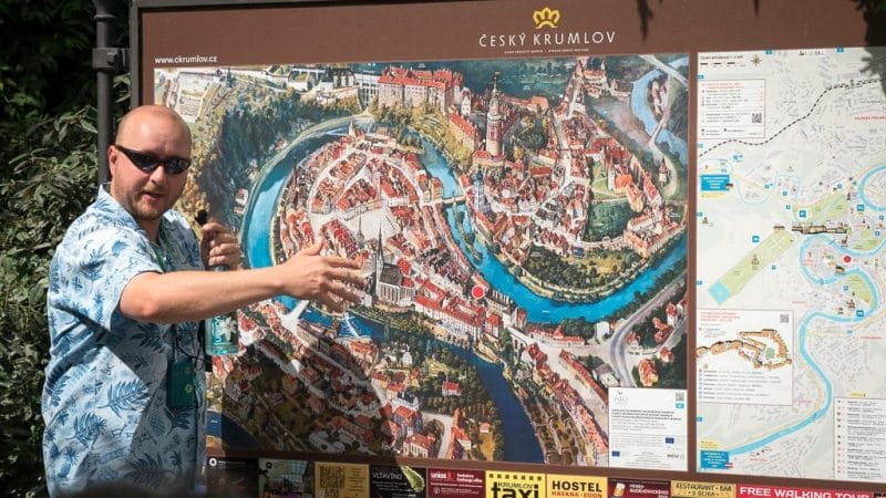 Our other local guide in Cesky Krumlov. © 2015 Ralph Grizzle