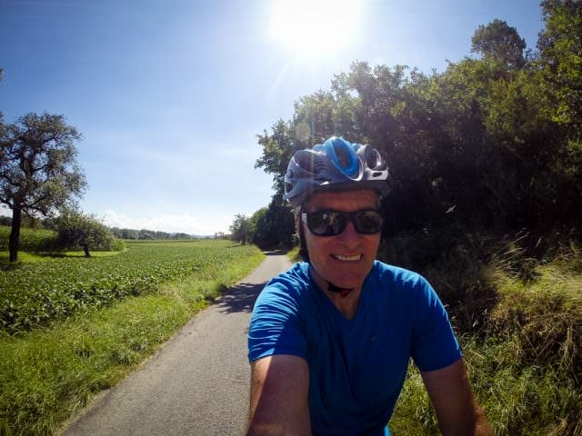 Cycling through Wachau Valley. © 2015 Ralph Grizzle