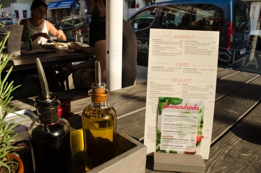 ...but it's okay: it was fresh, healthy, and came from a European chain. Photo © 2015 Aaron Saunders