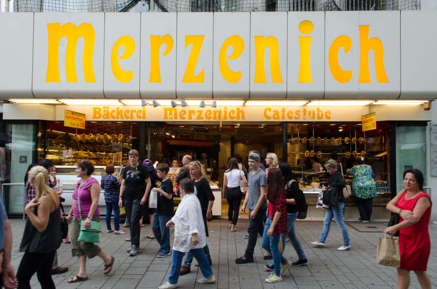 Merzenich offers all kinds of German delicacies. Pack your appetite! Photo ©  2015 Aaron Saunders