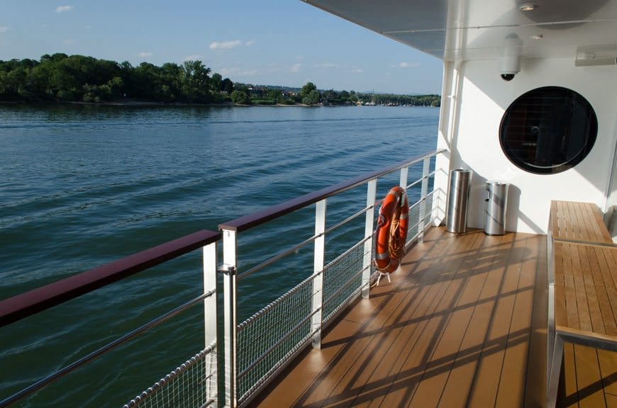 It's not hard to find a quiet spot onboard Viking's Longships. Photo © 2015 Aaron Saunders