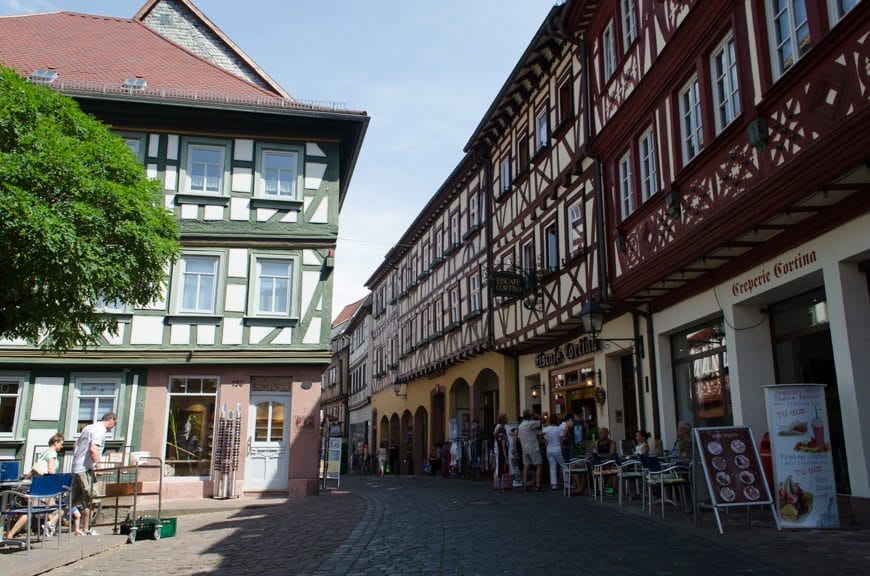 Miltenberg is a visual feast for the senses. It's like stepping back in time. Consider all those who have walked the streets before you. Photo © 2015 Aaron Saunders