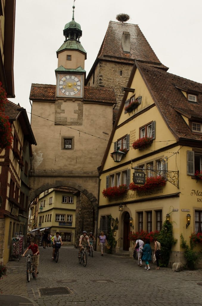 Storybook reality in Rothenburg. Shown here is the Markus Tower, or Markustum. Photo © 2015 Aaron Saunders