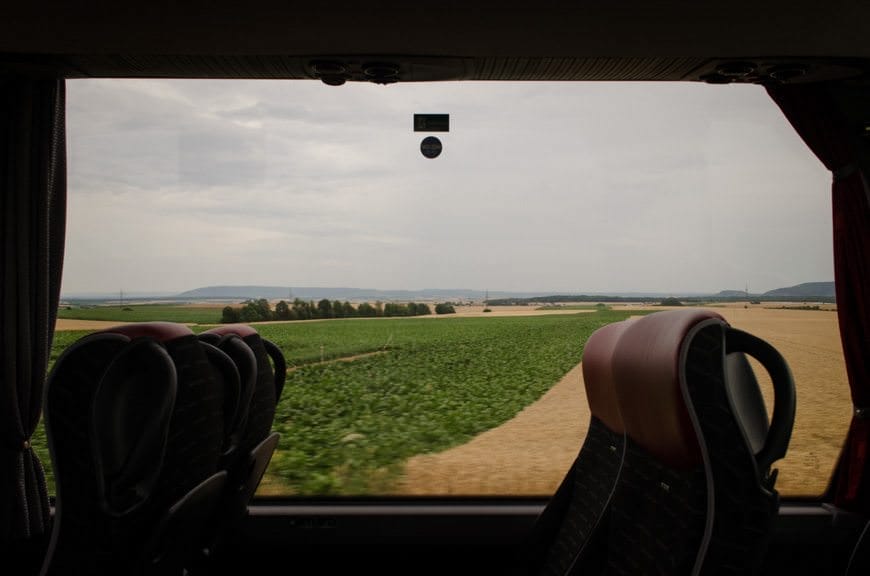 ...and zipping along the Franconian countryside to Rothenburg ob der Tauer. Photo © 2015 Aaron Saunders