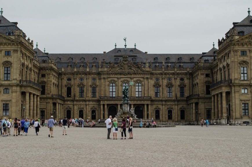 Back in Wurzburg: The Residence Palace, a UNESCO World Heritage Site. Photo ©  2015 Aaron Saunders