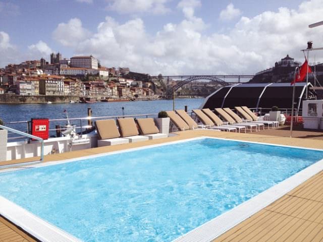 Pool on Queen Isabel. Photo courtesy of Uniworld
