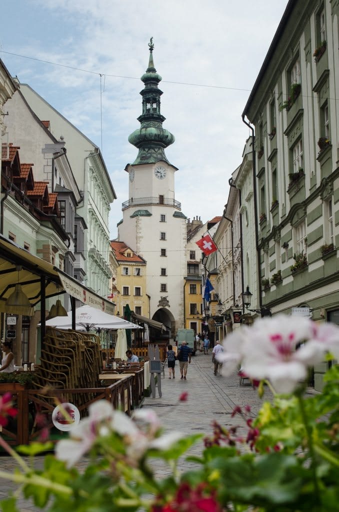 It might be quiet, but Bratislava certainly is pretty in the sleepy hours of morning. Photo © 2015 Aaron Saunders
