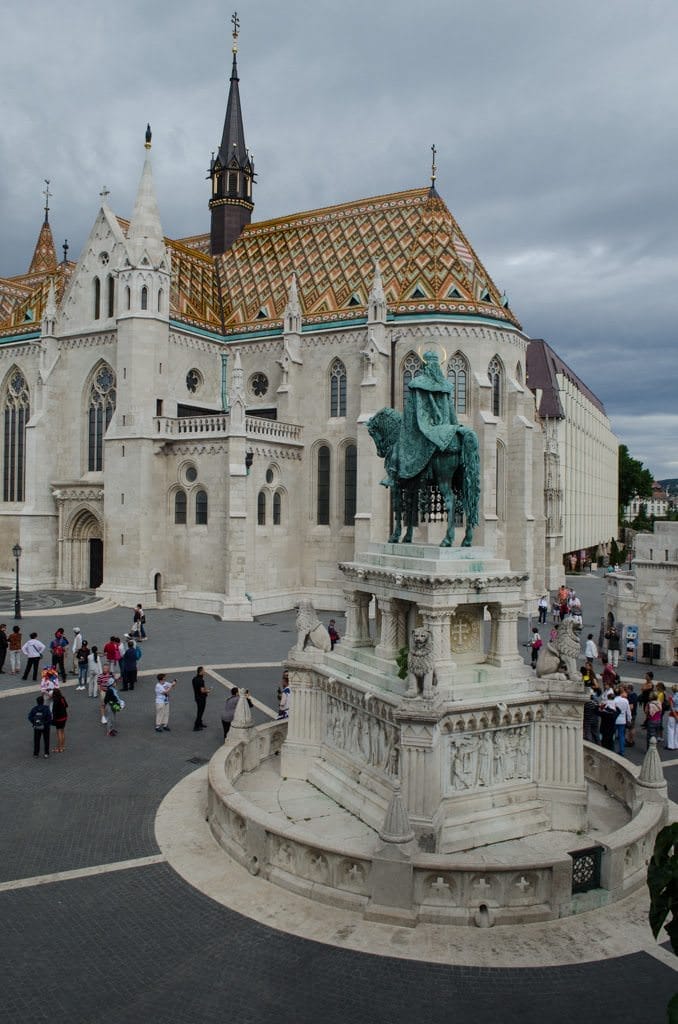 Here, guests can visit the Matthias Church...Photo © 2015 Aaron Saunders