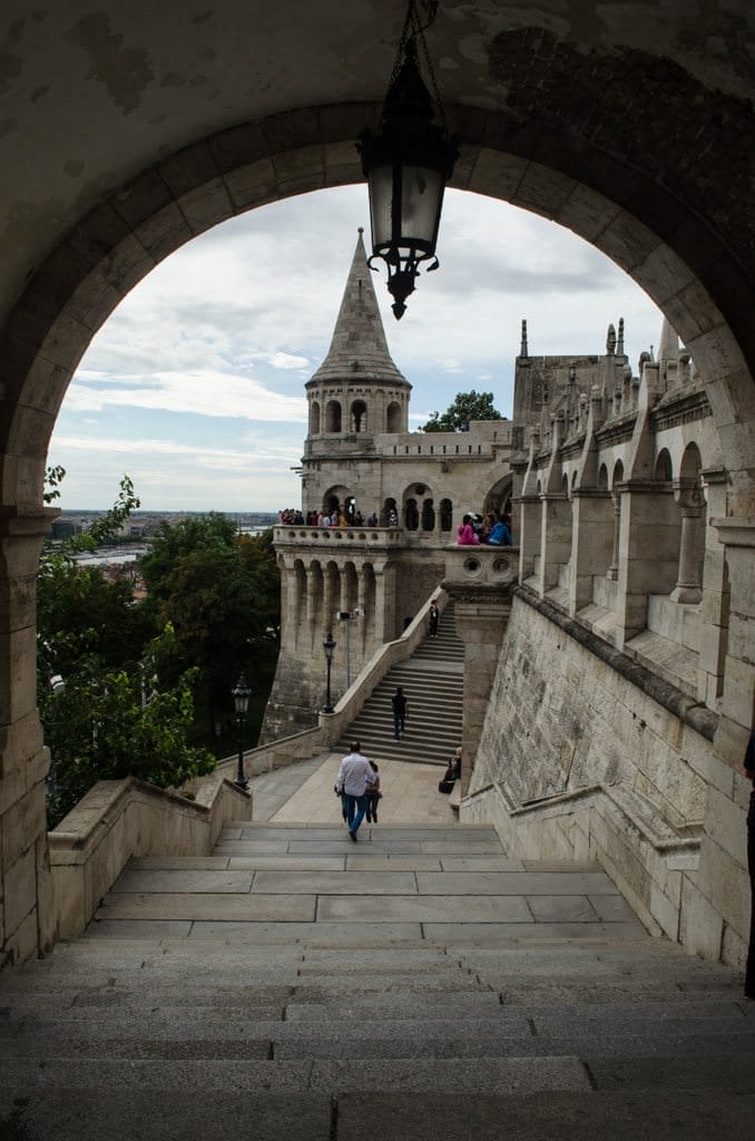 ...and the impressive Fisherman's Bastion. Photo ©  2015 Aaron Saunders