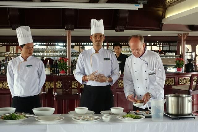 Cooking Demo on AmaDara - Copyright K.D. Leperi