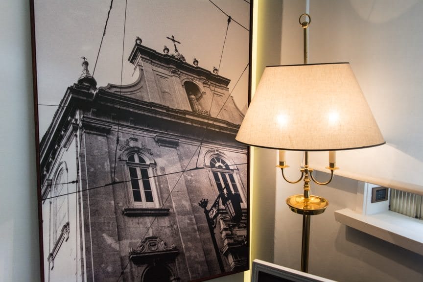Love the black-and-white historic shots of Lisbon interspersed throughout the guest rooms and the hotel itself! Photo © 2015 Aaron Saunders