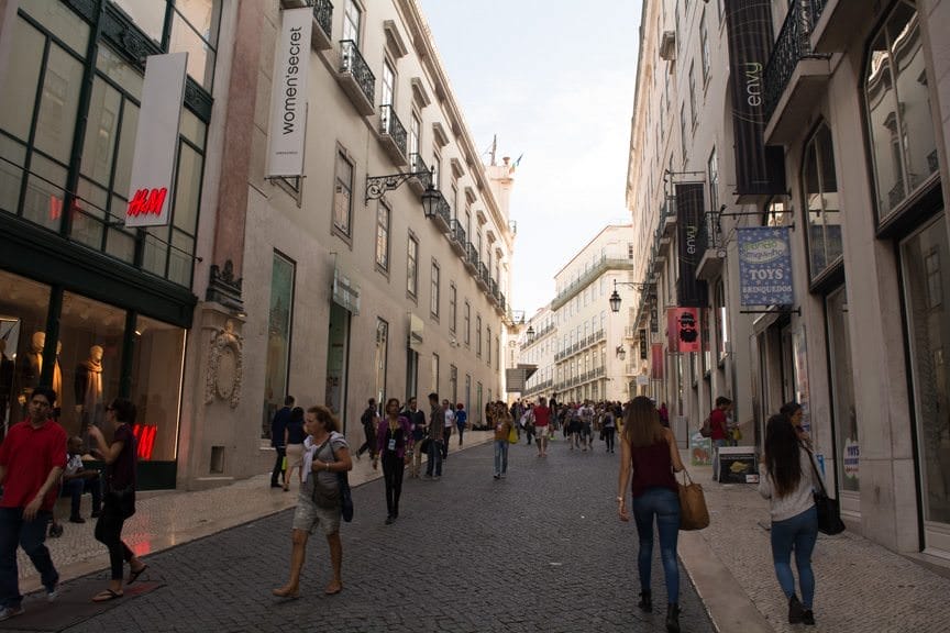 This afternoon, I took the opportunity to stroll Lisbon's shopping district in search of new cologne...Photo © 2015 Aaron Saunders