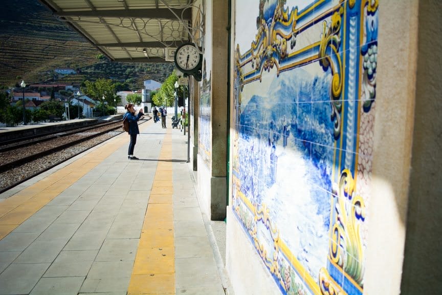 Murals on the Pinhao Train Station. Photo © 2015 Aaron Saunders