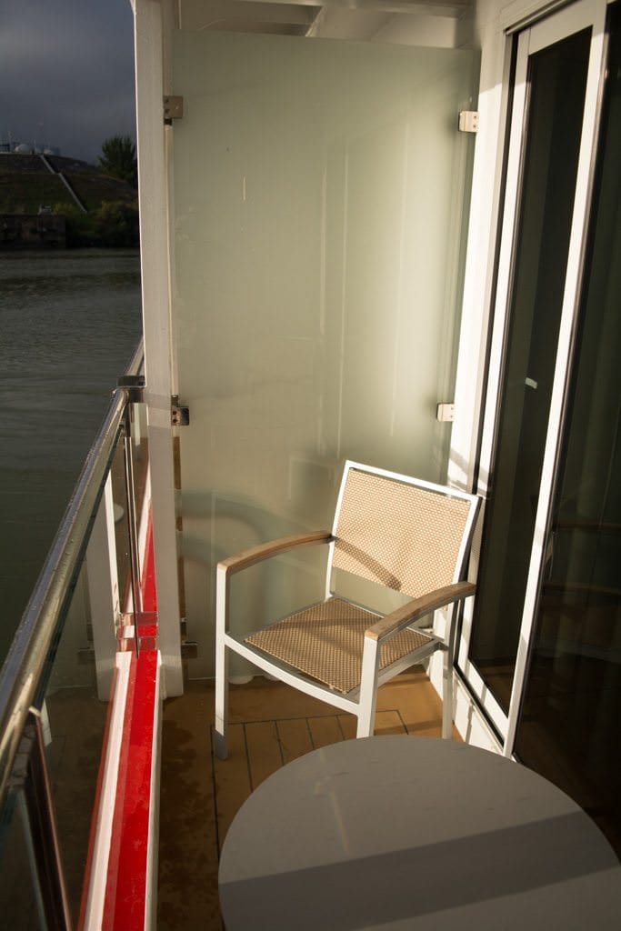 ...from the balcony of my suite aboard Viking Torgil. Photo © 2015 Aaron Saunders