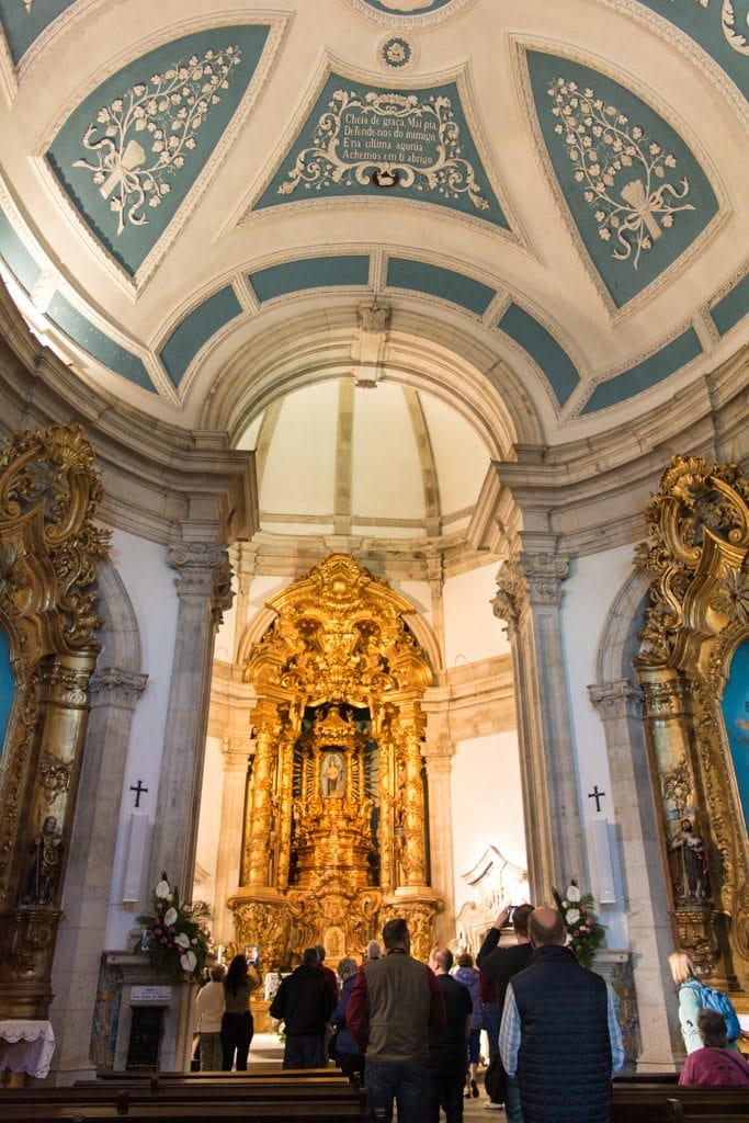 ...before we're set loose to tour the inside and make our way down the 600-some steps that separate us from Lamego! Photo © 2015 Aaron Saunders